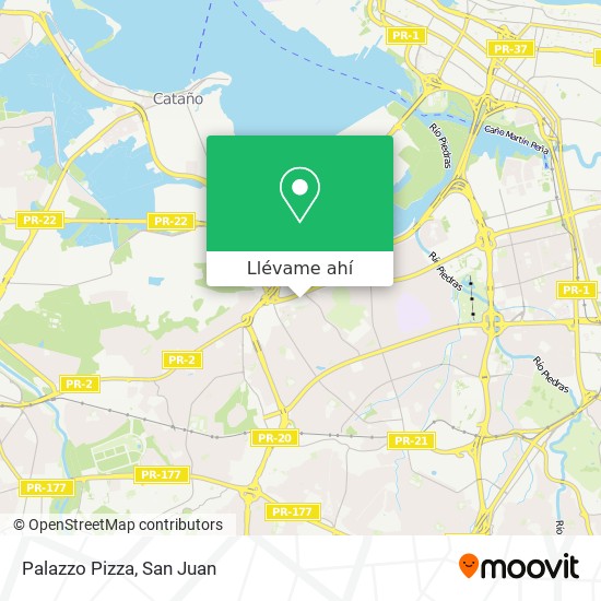 Mapa de Palazzo Pizza