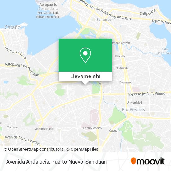 Mapa de Avenida Andalucia, Puerto Nuevo