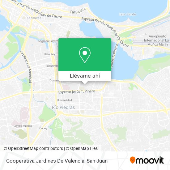 Mapa de Cooperativa Jardines De Valencia