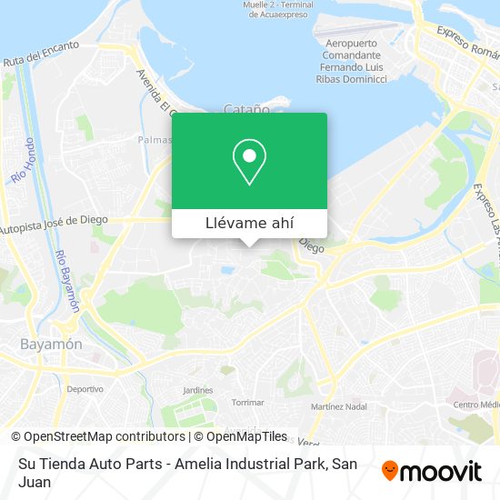 Mapa de Su Tienda Auto Parts - Amelia Industrial Park