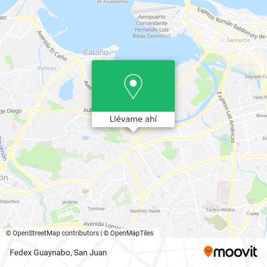 Mapa de Fedex Guaynabo