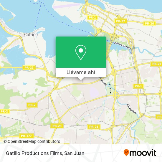 Mapa de Gatillo Productions Films
