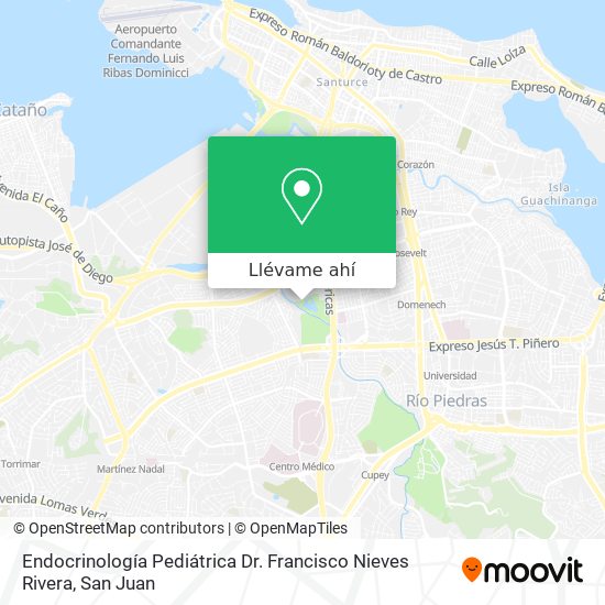 Mapa de Endocrinología Pediátrica Dr. Francisco Nieves Rivera