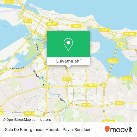 Mapa de Sala De Emergencias Hospital Pavia