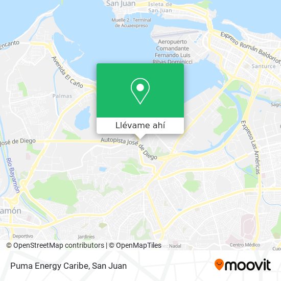 Mapa de Puma Energy Caribe