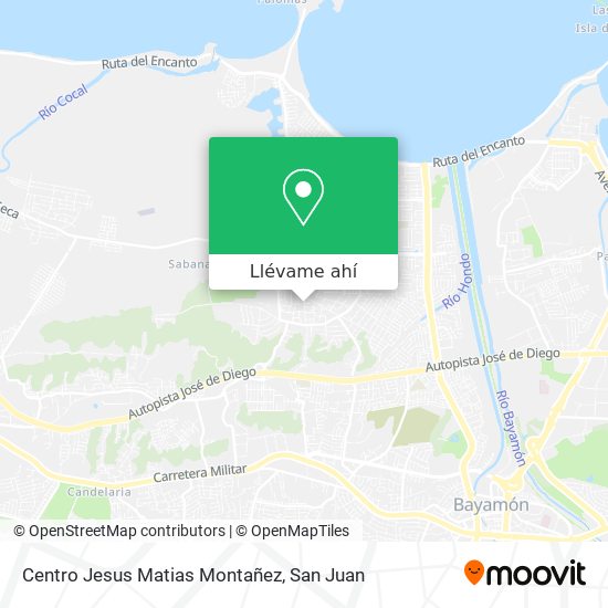 Mapa de Centro  Jesus Matias Montañez
