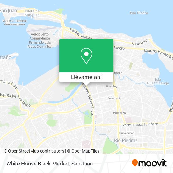 Mapa de White House Black Market