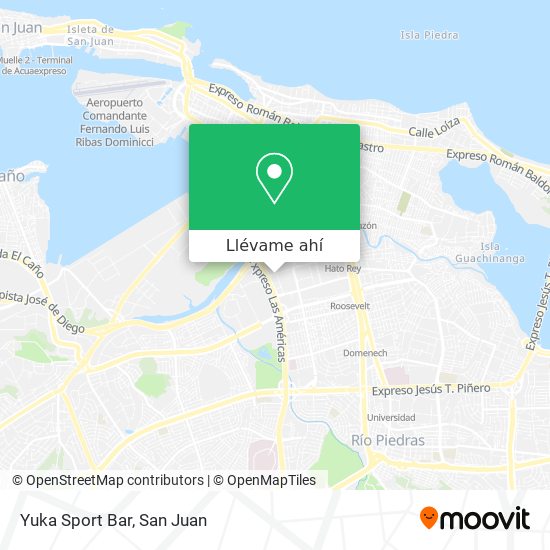 Mapa de Yuka Sport Bar