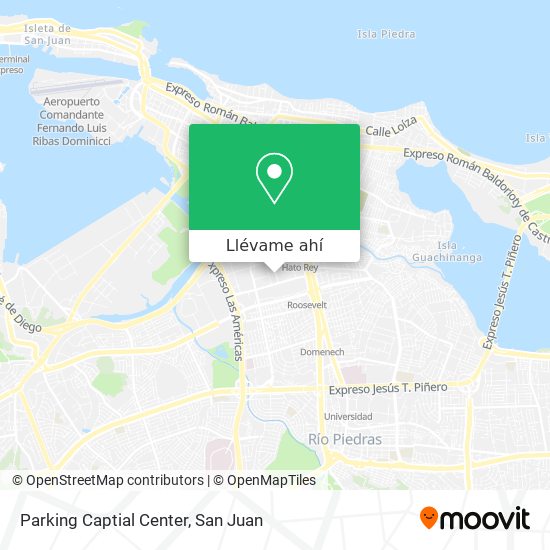 Mapa de Parking Captial Center