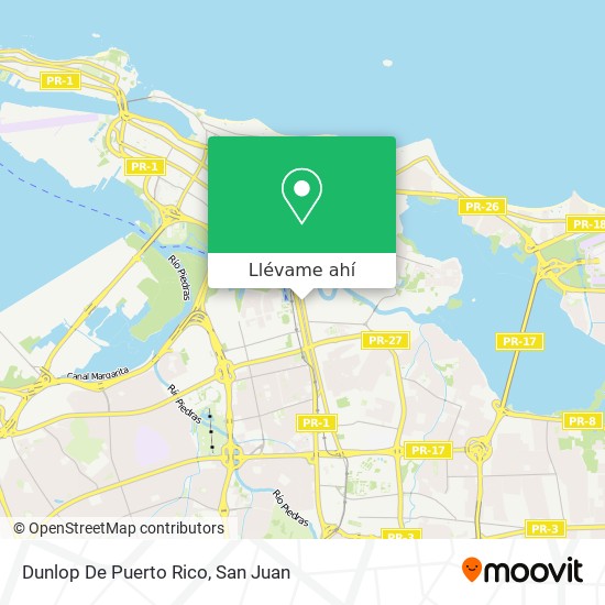 Mapa de Dunlop De Puerto Rico