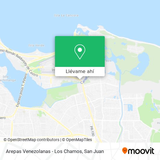 Mapa de Arepas Venezolanas - Los Chamos