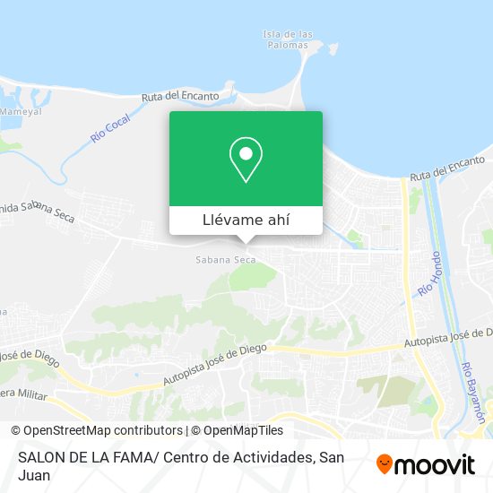 Mapa de SALON DE LA FAMA/ Centro de Actividades