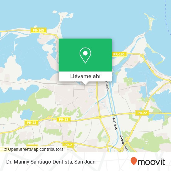 Mapa de Dr. Manny Santiago Dentista