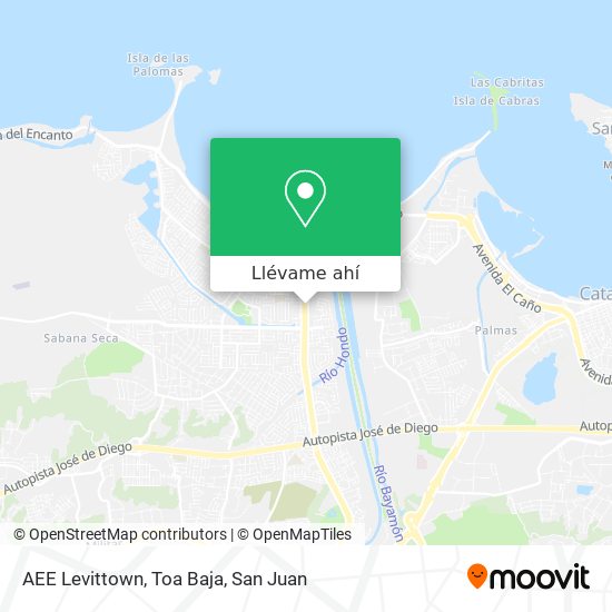Mapa de AEE Levittown, Toa Baja