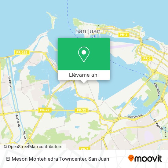 Mapa de El Meson Montehiedra Towncenter