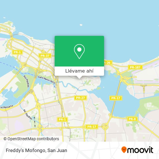 Mapa de Freddy's Mofongo