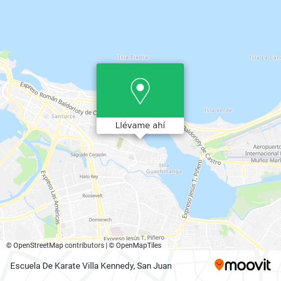Mapa de Escuela De Karate Villa Kennedy