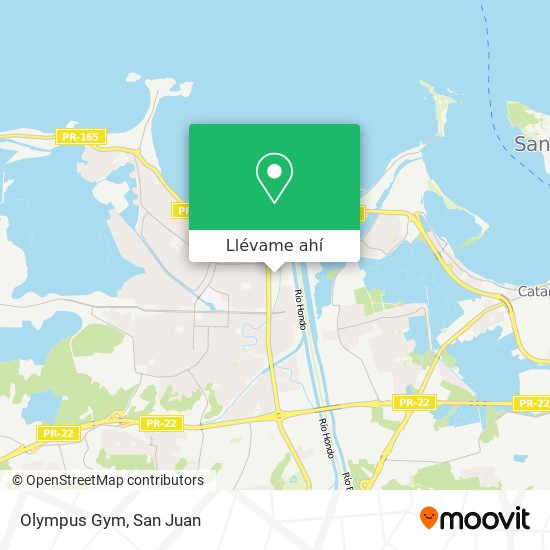 Mapa de Olympus Gym