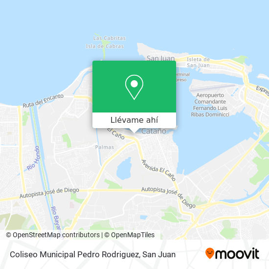 Mapa de Coliseo Municipal Pedro Rodriguez