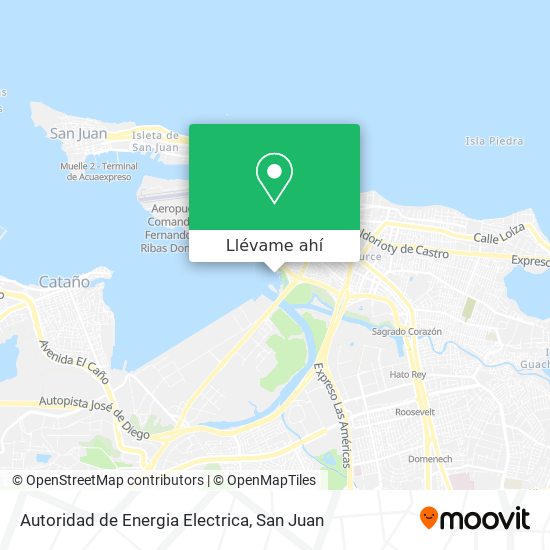 Mapa de Autoridad de Energia Electrica