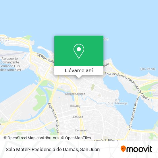 Mapa de Sala Mater- Residencia de Damas