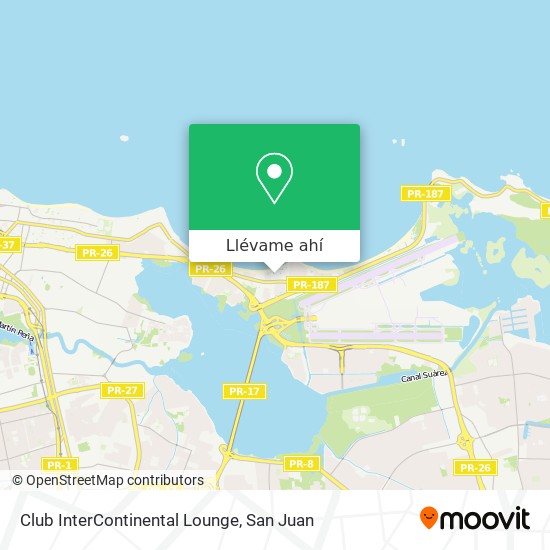 Mapa de Club InterContinental Lounge