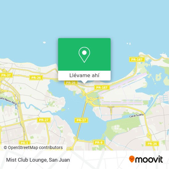 Mapa de Mist Club Lounge