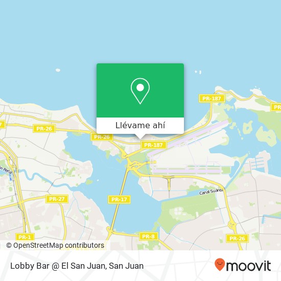 Mapa de Lobby Bar @ El San Juan