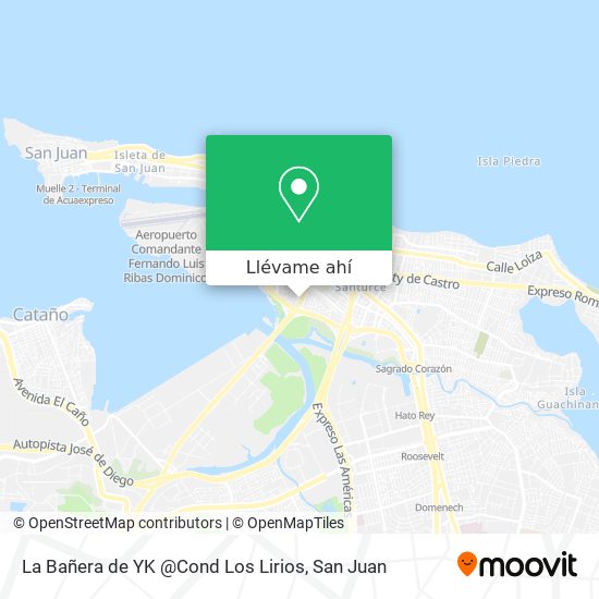 Mapa de La Bañera de YK @Cond Los Lirios