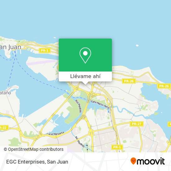 Mapa de EGC Enterprises