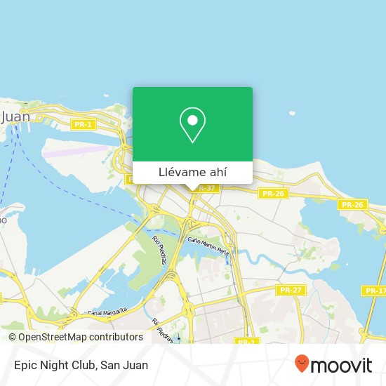 Mapa de Epic Night Club