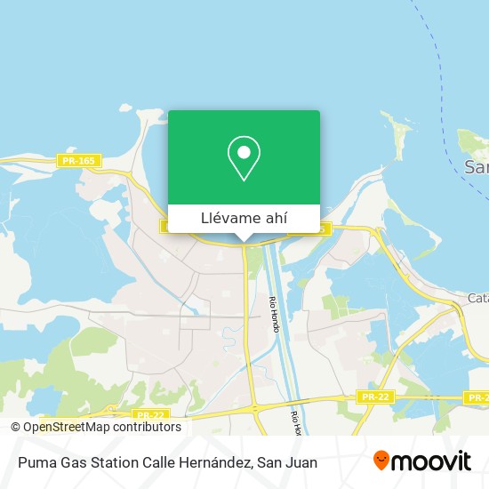 Mapa de Puma Gas Station Calle Hernández