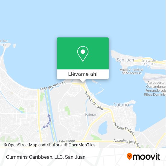 Mapa de Cummins Caribbean, LLC