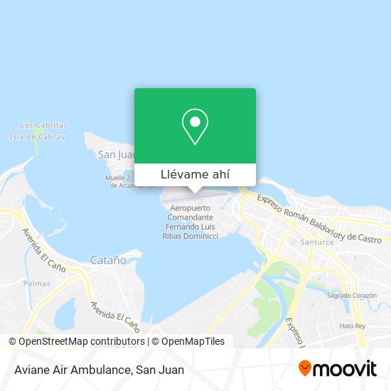 Mapa de Aviane Air Ambulance