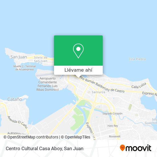 Mapa de Centro Cultural Casa Aboy