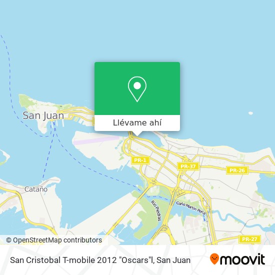 Mapa de San Cristobal T-mobile 2012 "Oscars"l