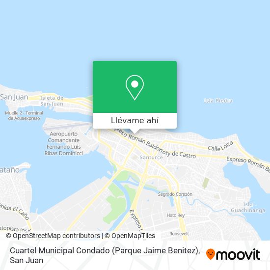 Mapa de Cuartel Municipal Condado (Parque Jaime Benitez)