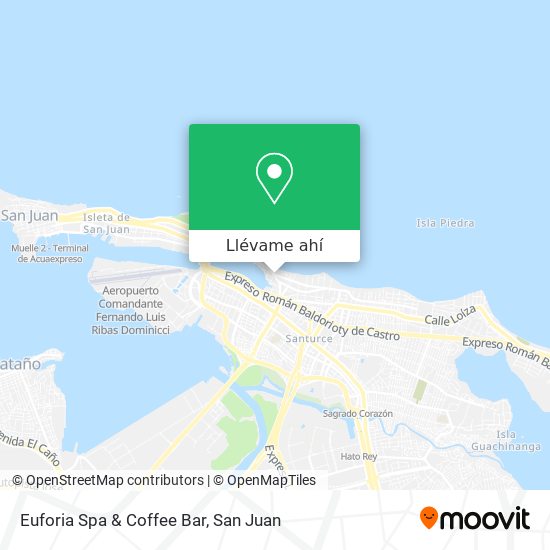 Mapa de Euforia Spa & Coffee Bar