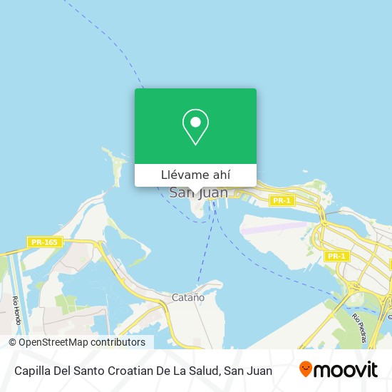 Mapa de Capilla Del Santo Croatian De La Salud