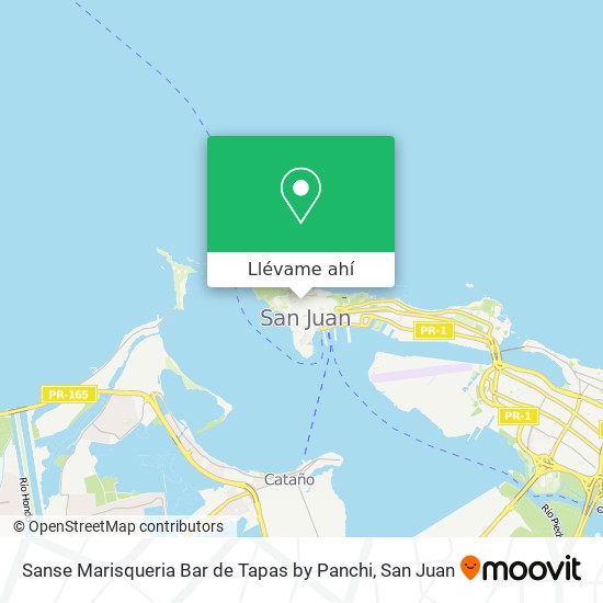 Mapa de Sanse Marisqueria Bar de Tapas by Panchi