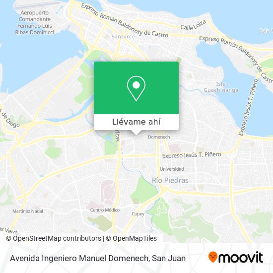 Mapa de Avenida Ingeniero Manuel Domenech