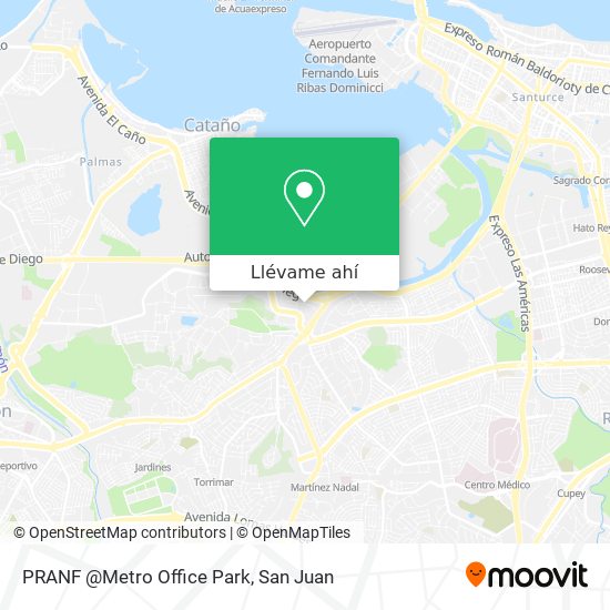 Mapa de PRANF @Metro Office Park