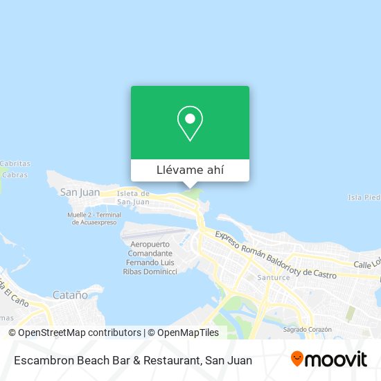 Mapa de Escambron Beach Bar & Restaurant