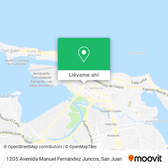 Mapa de 1205 Avenida Manuel Fernández Juncos
