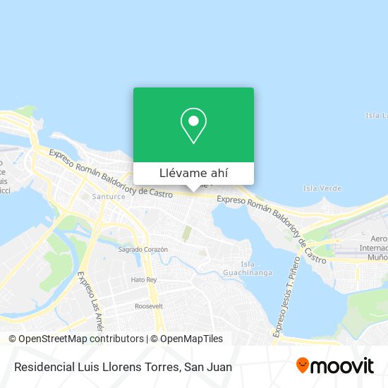 Mapa de Residencial Luis Llorens Torres