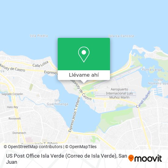 Mapa de US Post Office Isla Verde (Correo de Isla Verde)