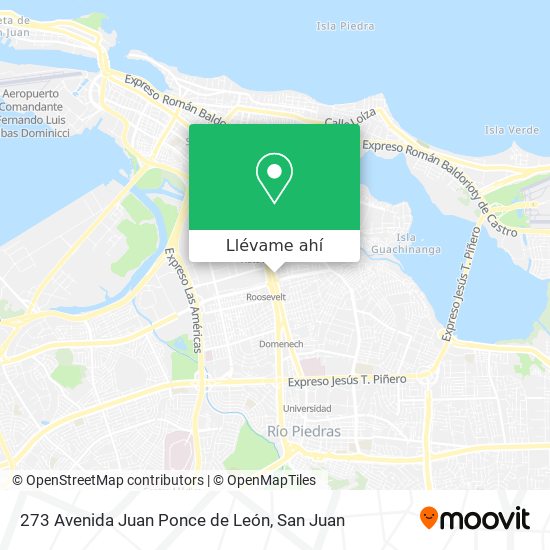 Mapa de 273 Avenida Juan Ponce de León