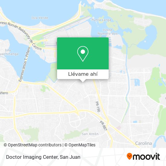 Mapa de Doctor Imaging Center