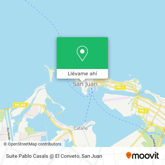 Mapa de Suite Pablo Casals @ El Conveto