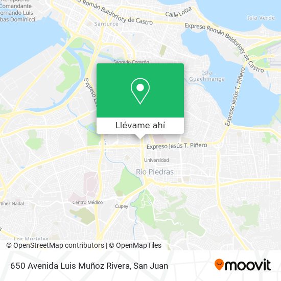Mapa de 650 Avenida Luis Muñoz Rivera